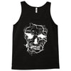 death skull tree bird banksy street art graffiti stencil Tank Top