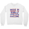 made in 1967 50 years of being awesome Crewneck Sweatshirt
