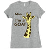 moo, i'm a goat Ladies Fitted T-Shirt