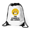 The Students Are Coming Drawstring Bags