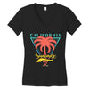 California Summer For Women's V-Neck T-Shirt