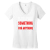 stand for something Women's V-Neck T-Shirt
