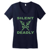 silent but deadly Women's V-Neck T-Shirt