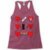 ls lesbian full heart Racerback Tank