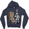 metal wars solid Zipper Hoodie