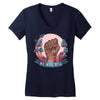 Women's March We Will Rise Women's V-Neck T-Shirt