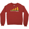 evolution of lego man Crewneck Sweatshirt