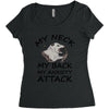 anxiety attack Women's Triblend Scoop T-shirt
