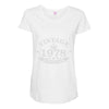 40th birthday gift vintage 1978 perfect aged Maternity Scoop Neck T-shirt