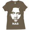nas face Ladies Fitted T-Shirt