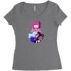 made of love Women's Triblend Scoop T-shirt