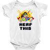 gamer gremlin stole pog Baby Onesie