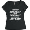 I Screwed Mothers Day So Fathers Day Lousy Tshirt Women's Triblend Scoop T-shirt