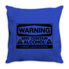 may contain alcohol Throw Pillow