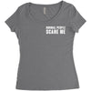 Normal People Scare Me Women's Triblend Scoop T-shirt