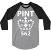british pint funny 3/4 Sleeve Shirt