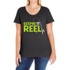 keepin' it reel Ladies Curvy T-Shirt
