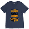 My Husband Is Super Awesome V-Neck Tee
