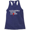 alexandria is for lovers Racerback Tank