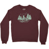 Camping Green Crewneck Sweatshirt