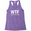 where's the food Racerback Tank