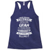 Super Cool Gran Of A Freaking Awesome Granddaughter Racerback Tank