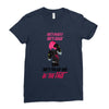 she's beauty she's grage she's punch you in the face Ladies Fitted T-Shirt