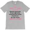 Dear Daddy, Thanks for Being my Dad Baby Boy Letter to Father T-Shirt