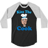 kiss the cook 3/4 Sleeve Shirt