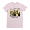 Grant Wood American Gothic Ladies Fitted T-Shirt