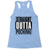 pubg - straight outta pochinki Racerback Tank