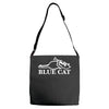 blue cat records Adjustable Strap Totes