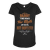 daddy the man the myth best daddy ever Maternity Scoop Neck T-shirt
