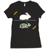run away! run away! Ladies Fitted T-Shirt