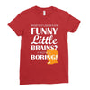 funny little brains Ladies Fitted T-Shirt
