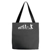 zombie evolution Tote Bags