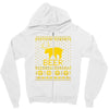 ugly sweater party beer bear funny Zipper Hoodie