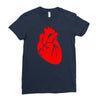 heart Ladies Fitted T-Shirt