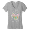 bunny rabbit in Women's V-Neck T-Shirt