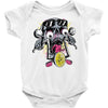 skull biker Baby Onesie