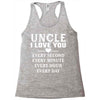 I Love You Uncle Racerback Tank