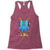 demon squid god Racerback Tank