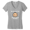 My Mom Is The World's Best Teacher Women's V-Neck T-Shirt