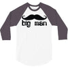 moustache 3/4 Sleeve Shirt