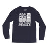 real men use 3 pedals Long Sleeve Shirts