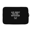 no rest for the wicked Laptop sleeve