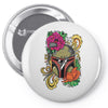 boba flower Pin-back button