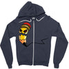 pencil monster Zipper Hoodie