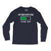 low battery introvert pun humor Long Sleeve Shirts