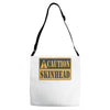 caution skinhead, ideal birthday gift or present Adjustable Strap Totes